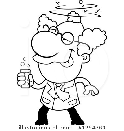 Royalty-Free (RF) Scientist Clipart Illustration by Cory Thoman - Stock Sample #1254360