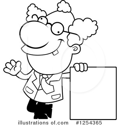 Royalty-Free (RF) Scientist Clipart Illustration by Cory Thoman - Stock Sample #1254365