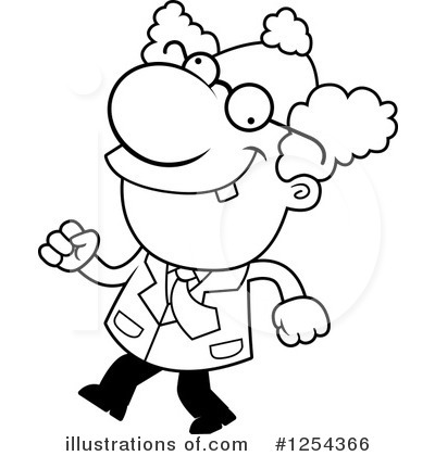 Royalty-Free (RF) Scientist Clipart Illustration by Cory Thoman - Stock Sample #1254366