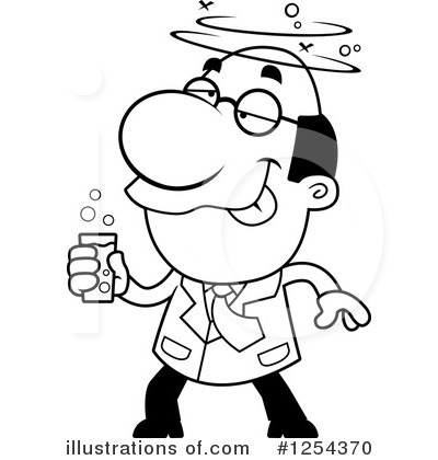 Royalty-Free (RF) Scientist Clipart Illustration by Cory Thoman - Stock Sample #1254370
