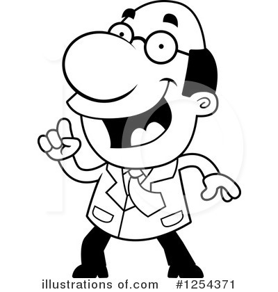 Royalty-Free (RF) Scientist Clipart Illustration by Cory Thoman - Stock Sample #1254371