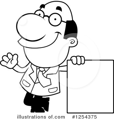 Royalty-Free (RF) Scientist Clipart Illustration by Cory Thoman - Stock Sample #1254375