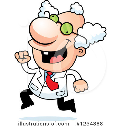Royalty-Free (RF) Scientist Clipart Illustration by Cory Thoman - Stock Sample #1254388