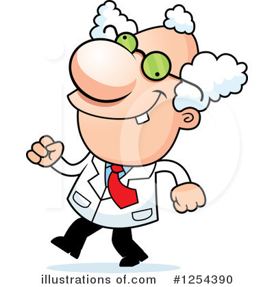 Royalty-Free (RF) Scientist Clipart Illustration by Cory Thoman - Stock Sample #1254390