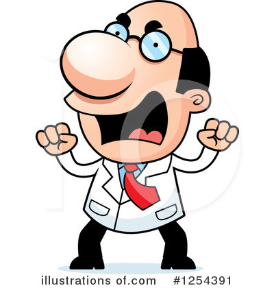 Royalty-Free (RF) Scientist Clipart Illustration by Cory Thoman - Stock Sample #1254391