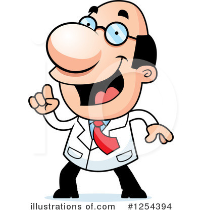 Royalty-Free (RF) Scientist Clipart Illustration by Cory Thoman - Stock Sample #1254394