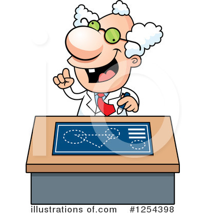 Royalty-Free (RF) Scientist Clipart Illustration by Cory Thoman - Stock Sample #1254398