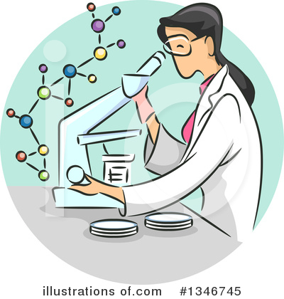 Royalty-Free (RF) Scientist Clipart Illustration by BNP Design Studio - Stock Sample #1346745