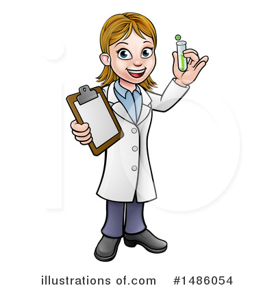 Royalty-Free (RF) Scientist Clipart Illustration by AtStockIllustration - Stock Sample #1486054