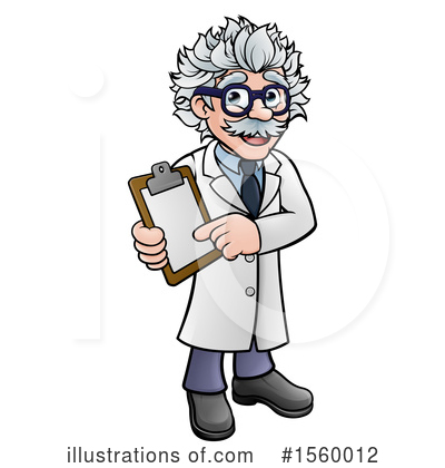 Royalty-Free (RF) Scientist Clipart Illustration by AtStockIllustration - Stock Sample #1560012
