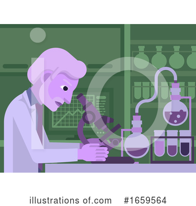 Royalty-Free (RF) Scientist Clipart Illustration by AtStockIllustration - Stock Sample #1659564