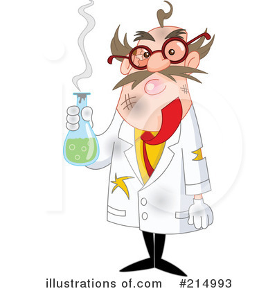Royalty-Free (RF) Scientist Clipart Illustration by yayayoyo - Stock Sample #214993