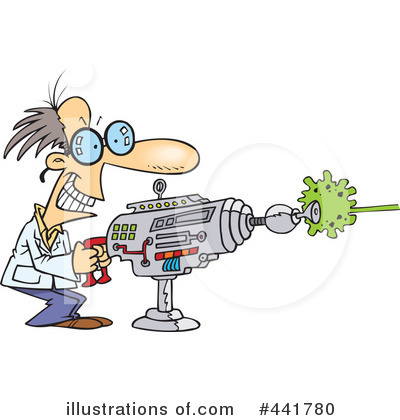 Royalty-Free (RF) Scientist Clipart Illustration by toonaday - Stock Sample #441780