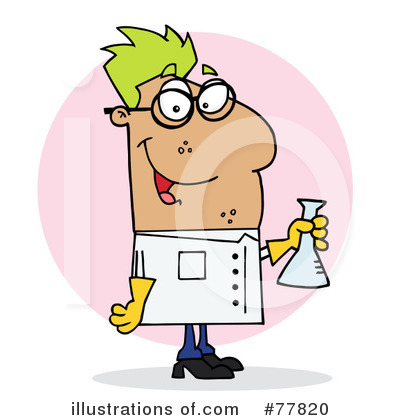 Royalty-Free (RF) Scientist Clipart Illustration by Hit Toon - Stock Sample #77820