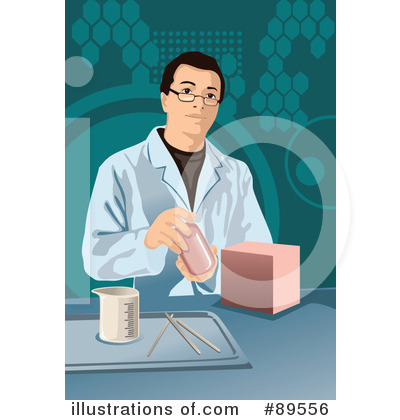 Royalty-Free (RF) Scientist Clipart Illustration by mayawizard101 - Stock Sample #89556