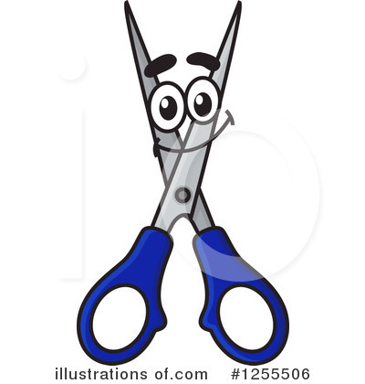 Royalty-Free (RF) Scissors Clipart Illustration by Vector Tradition SM - Stock Sample #1255506