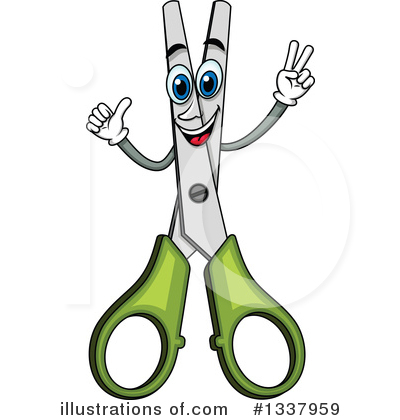 Royalty-Free (RF) Scissors Clipart Illustration by Vector Tradition SM - Stock Sample #1337959