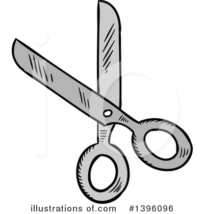 Scissors Clipart #1396096 by Vector Tradition SM