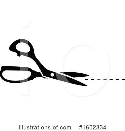 Royalty-Free (RF) Scissors Clipart Illustration by dero - Stock Sample #1602334
