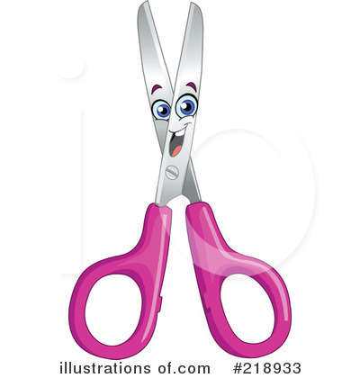Royalty-Free (RF) Scissors Clipart Illustration by yayayoyo - Stock Sample #218933