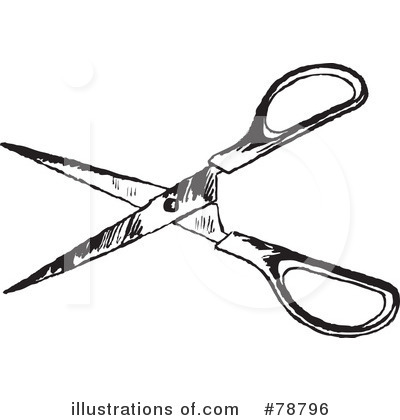 Royalty-Free (RF) Scissors Clipart Illustration by Prawny - Stock Sample #78796