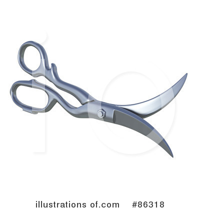 Royalty-Free (RF) Scissors Clipart Illustration by Mopic - Stock Sample #86318