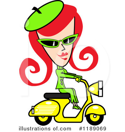 Scooter Clipart #1189069 by Andy Nortnik