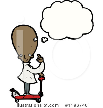 Royalty-Free (RF) Scooter Clipart Illustration by lineartestpilot - Stock Sample #1196746