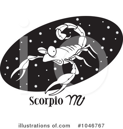 Royalty-Free (RF) Scorpio Clipart Illustration by toonaday - Stock Sample #1046767