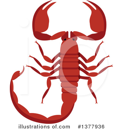 Royalty-Free (RF) Scorpion Clipart Illustration by Vector Tradition SM - Stock Sample #1377936