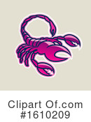 Scorpion Clipart #1610209 by cidepix