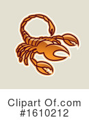Scorpion Clipart #1610212 by cidepix