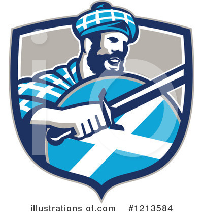 Royalty-Free (RF) Scottish Clipart Illustration by patrimonio - Stock Sample #1213584