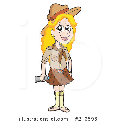 Royalty-Free (RF) Scout Clipart Illustration by visekart - Stock Sample #213596