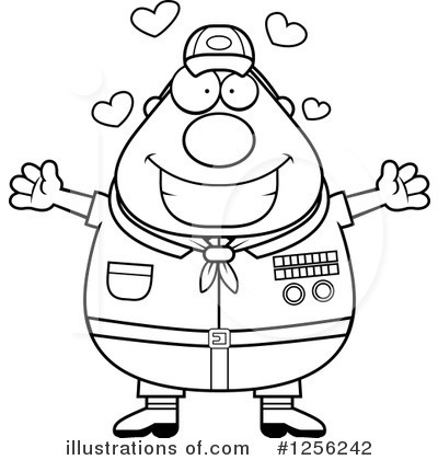 Royalty-Free (RF) Scout Master Clipart Illustration by Cory Thoman - Stock Sample #1256242