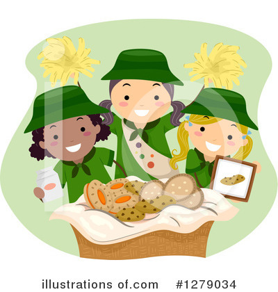 Girl Scouts Clipart #1279034 by BNP Design Studio