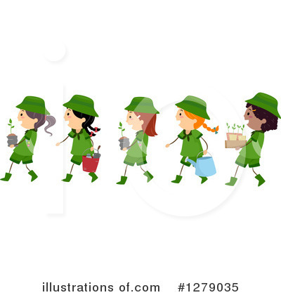 Girl Scouts Clipart #1279035 by BNP Design Studio