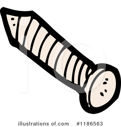 Royalty-Free (RF) Screw Clipart Illustration by lineartestpilot - Stock Sample #1186563