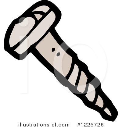 Royalty-Free (RF) Screw Clipart Illustration by lineartestpilot - Stock Sample #1225726