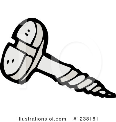 Royalty-Free (RF) Screw Clipart Illustration by lineartestpilot - Stock Sample #1238181