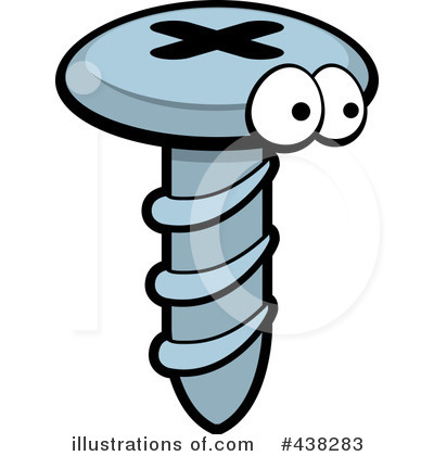 Royalty-Free (RF) Screw Clipart Illustration by Cory Thoman - Stock Sample #438283
