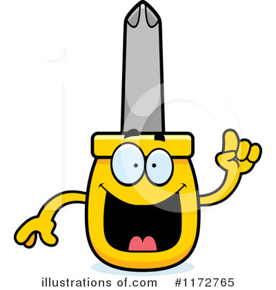 Royalty-Free (RF) Screwdriver Clipart Illustration by Cory Thoman - Stock Sample #1172765