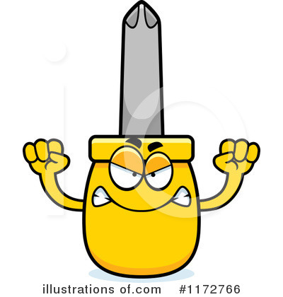 Royalty-Free (RF) Screwdriver Clipart Illustration by Cory Thoman - Stock Sample #1172766