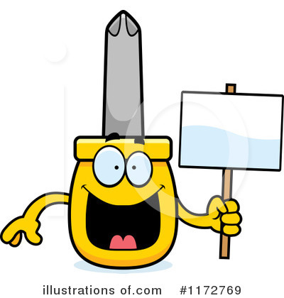 Royalty-Free (RF) Screwdriver Clipart Illustration by Cory Thoman - Stock Sample #1172769