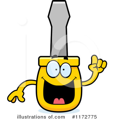 Royalty-Free (RF) Screwdriver Clipart Illustration by Cory Thoman - Stock Sample #1172775