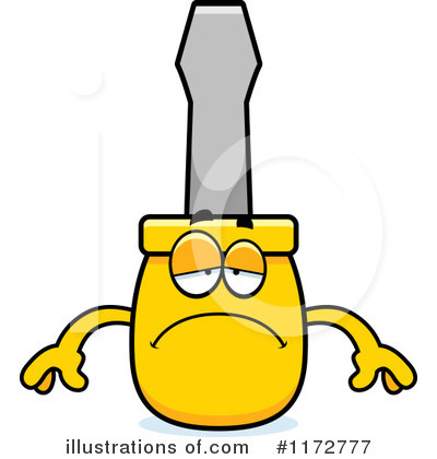 Royalty-Free (RF) Screwdriver Clipart Illustration by Cory Thoman - Stock Sample #1172777