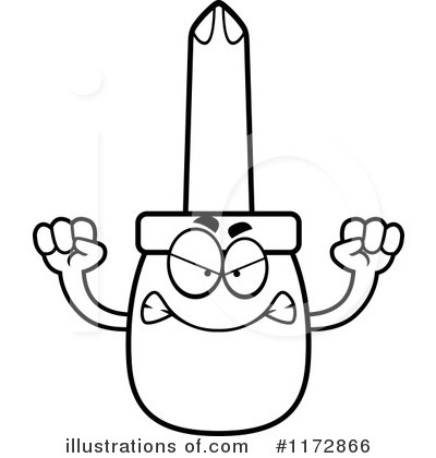Royalty-Free (RF) Screwdriver Clipart Illustration by Cory Thoman - Stock Sample #1172866
