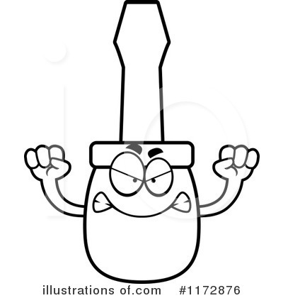 Royalty-Free (RF) Screwdriver Clipart Illustration by Cory Thoman - Stock Sample #1172876