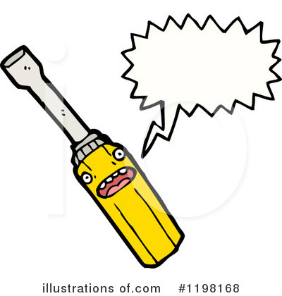 Royalty-Free (RF) Screwdriver Clipart Illustration by lineartestpilot - Stock Sample #1198168