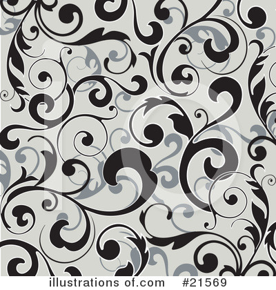 Royalty-Free (RF) Scroll Background Clipart Illustration by OnFocusMedia - Stock Sample #21569